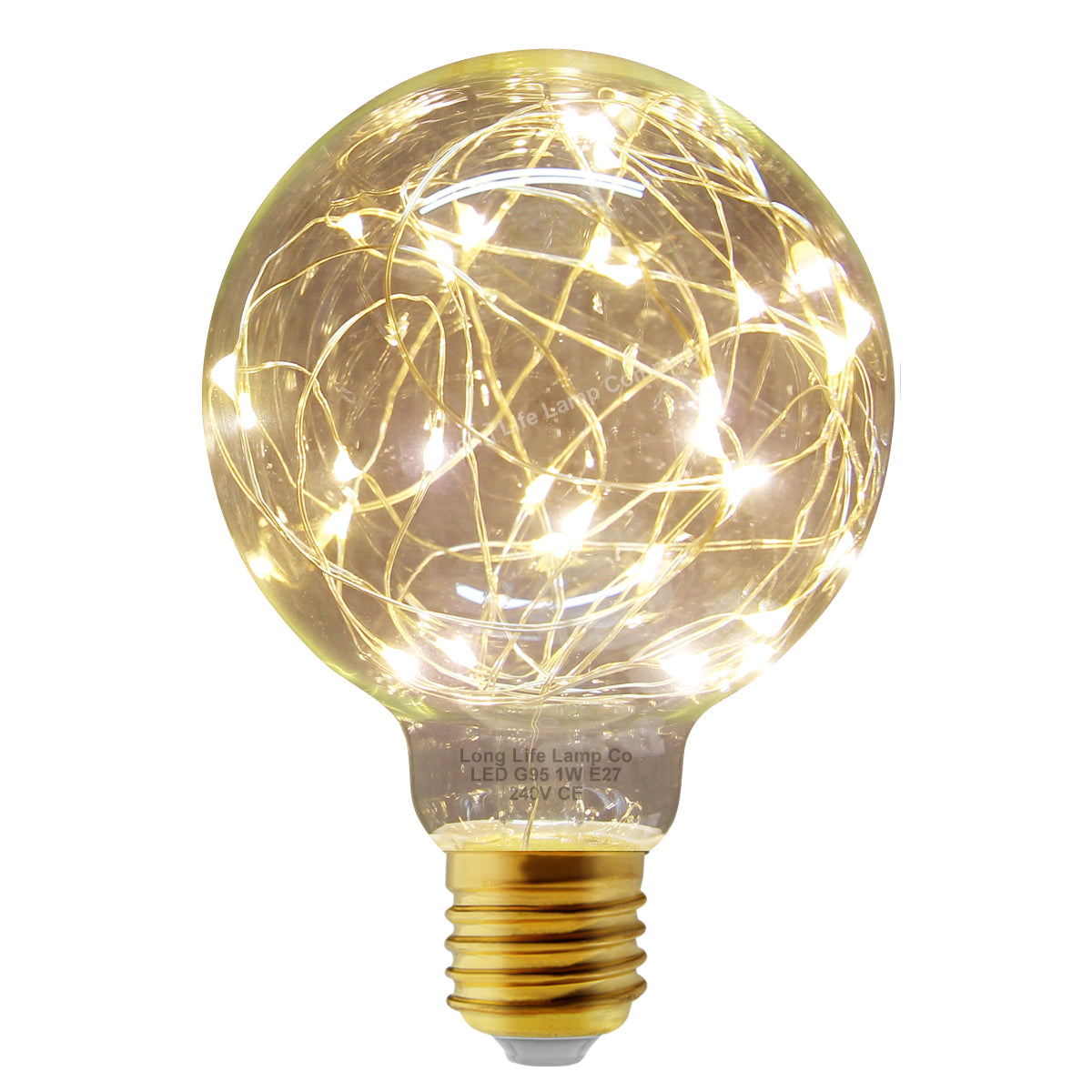 1w E27 LED Globe Decorative Light Bulb Warm White G95