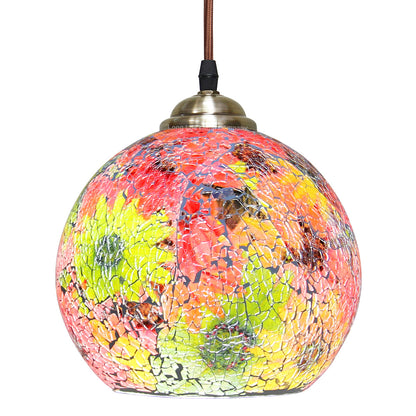Vintage Glass Globe Ceiling Hanging Pendant Light Shade Mosaic Lighting - Free delivery on all orders