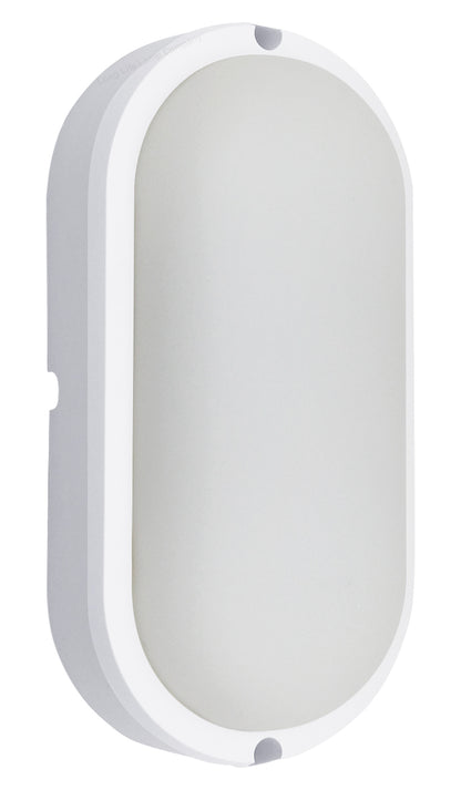 15w Oval LED Bulkhead Light 6500K Cool White DPJ0200W