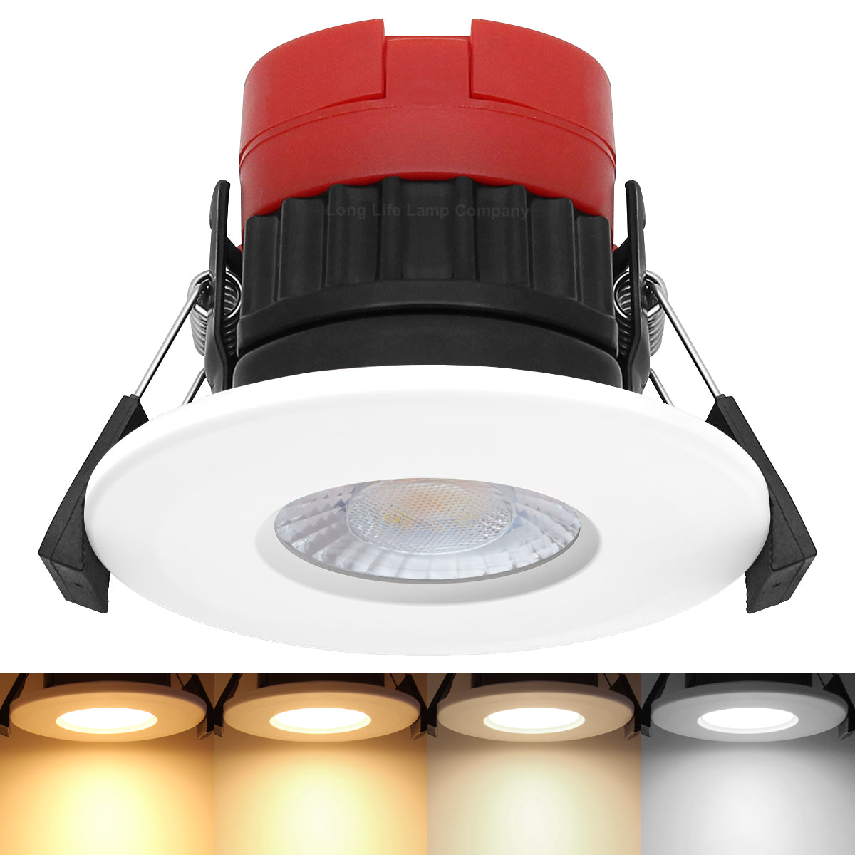 8W Fire Rated Downlights Dimmable White