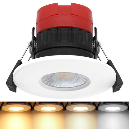 8W Fire Rated Downlights Dimmable White