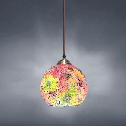 Vintage Glass Globe Ceiling Hanging Pendant Light Shade Mosaic Lighting - Free delivery on all orders