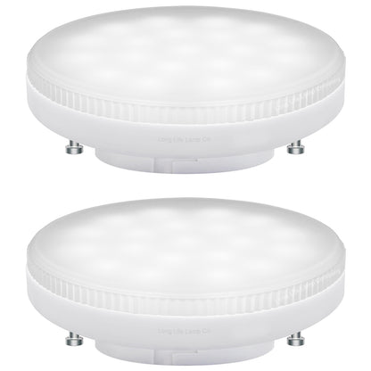 2 Pack 7w LED GX53 Cool White Light Bulb