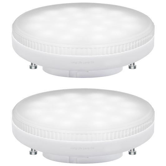 2 Pack 7w LED GX53 Cool White Light Bulb
