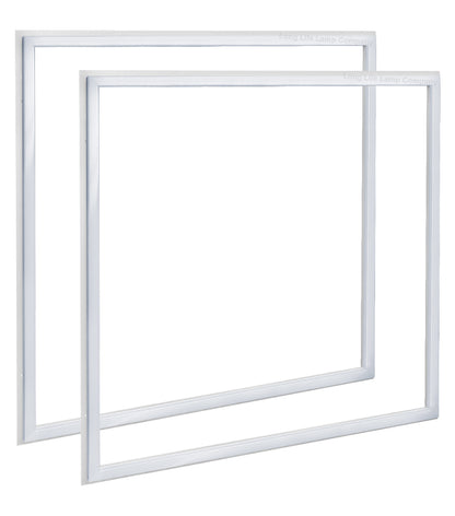 2 x 40W LED Panel 600x600 Surface Mount Frame Cool White 6500K