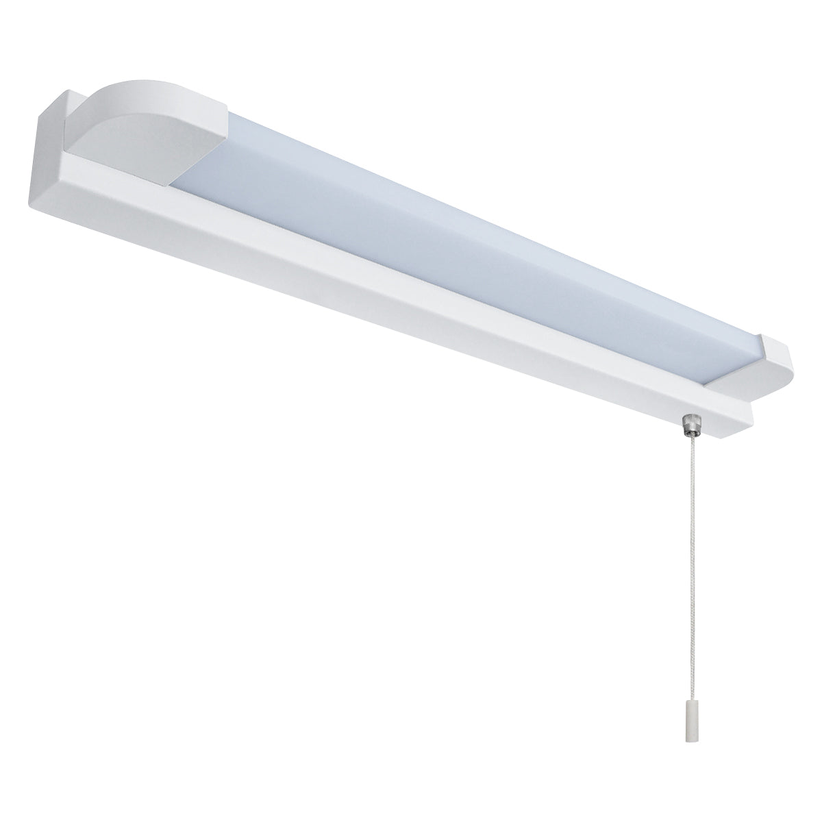 7w LED Bathroom Mirror Wall Light With Pull Cord Warm White 3000K IP44 ML18