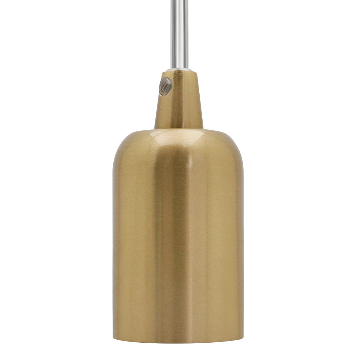 Ceiling Rose Pendant E27 Fitting Brass Flex Hanging Lamp Holder Kit