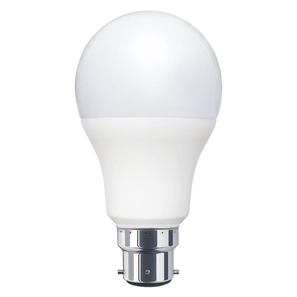 10w 3 Pin Light Bulb LED Cool White 6500k BC3