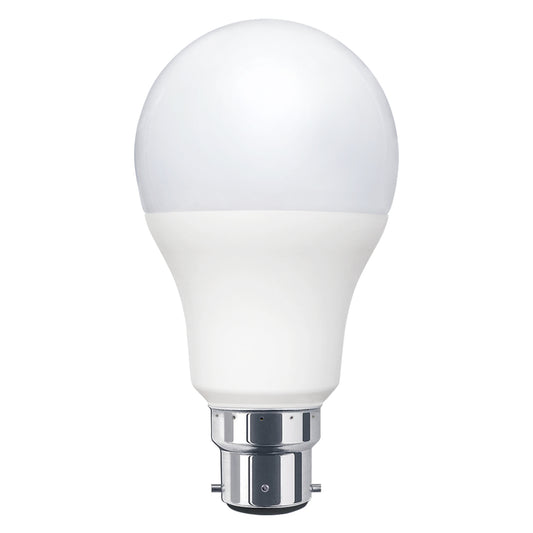 10w 3 Pin Light Bulb LED Cool White 6500k BC3