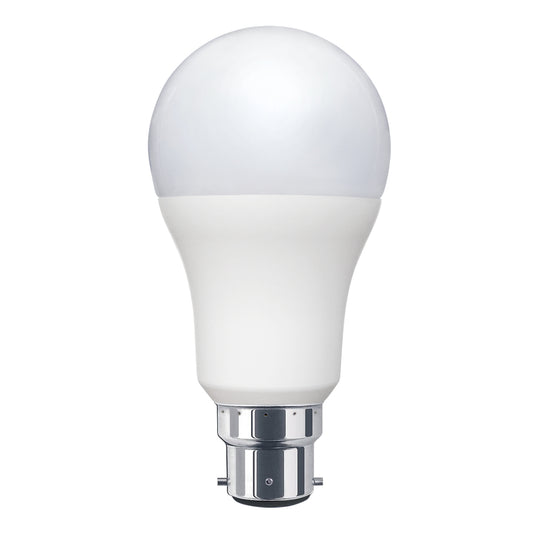 15w 3 Pin Light Bulb LED Cool White 6500k BC3