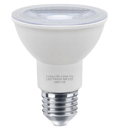PAR20 8w Warm White 38 Degree Beam - Free delivery on all orders