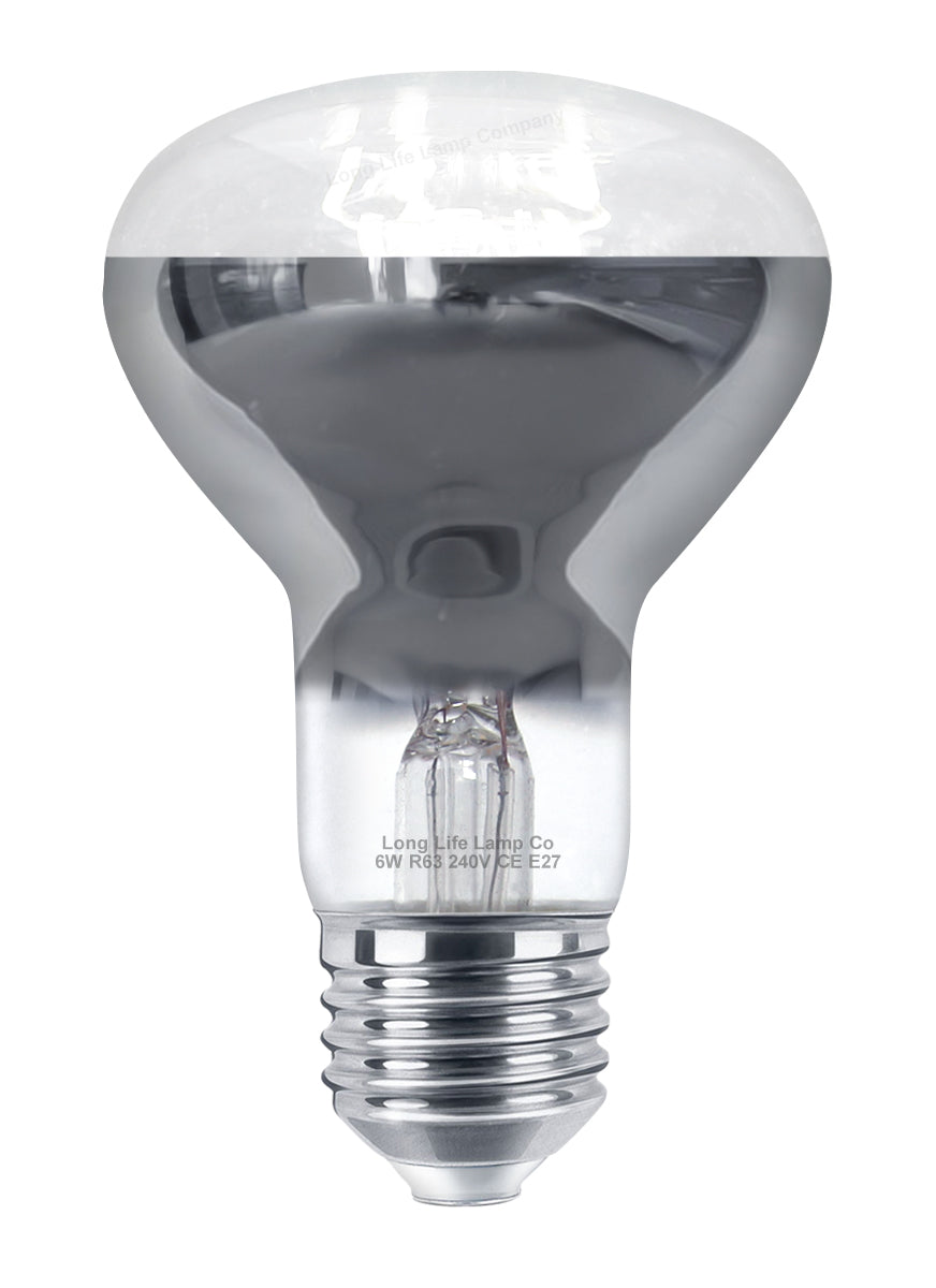 6w R63 LED Reflector Light Bulb E27 Cool White Replacement For Halogen Spots