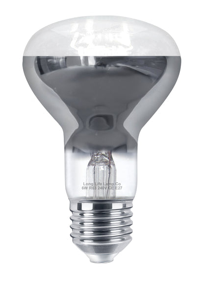 6w R63 LED Reflector Light Bulb E27 Cool White Replacement For Halogen Spots