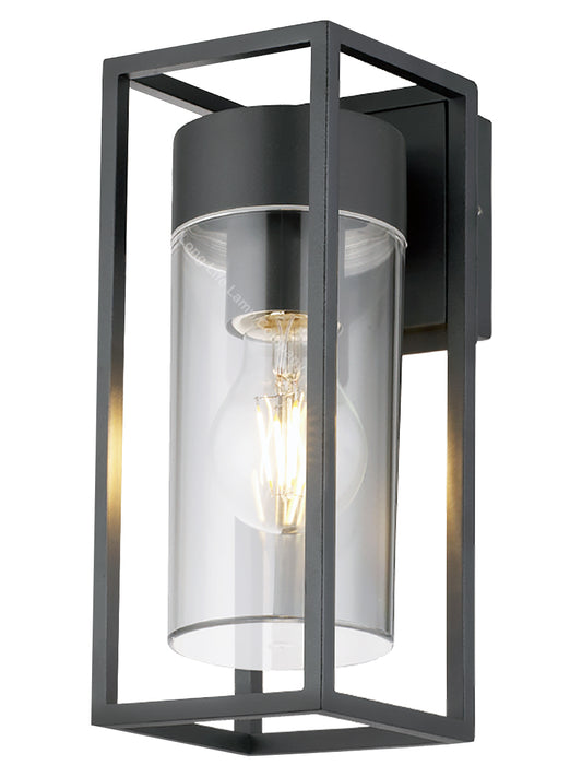 4w Outdoor Modern Rectangular Wall Lantern With Clear Diffuser ZLC079K