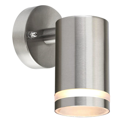 Single Outdoor Wall Light Stainless Steel Garden Light