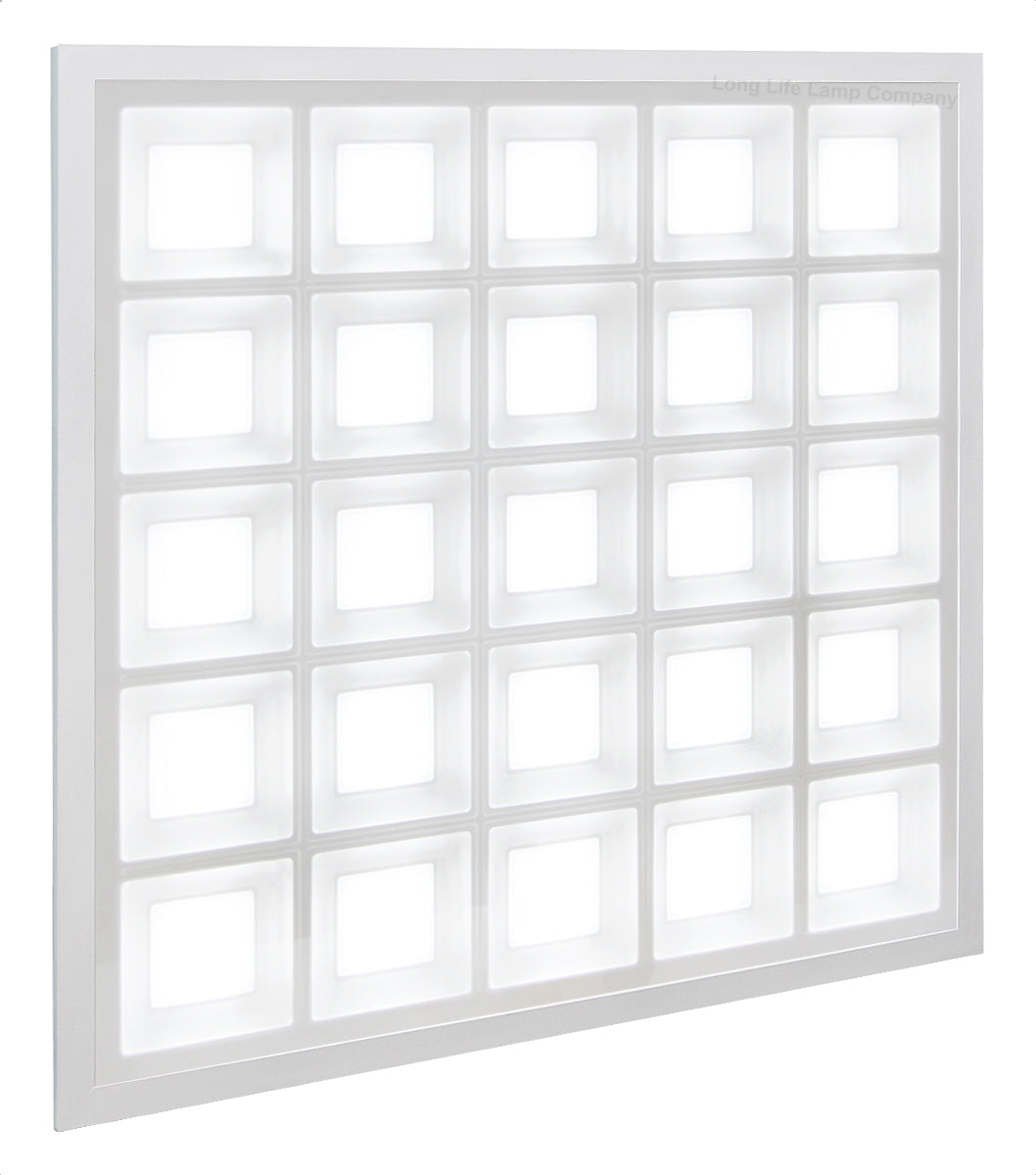 40w LED Panel 600 X 600 Recessed Ceiling Light 6500K 25 Sections Modular Replacement 25SP40W
