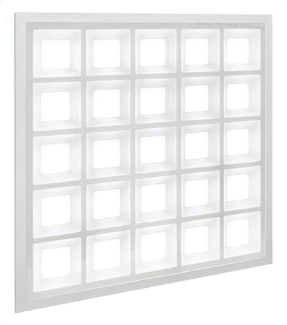 40w LED Panel 600 X 600 Recessed Ceiling Light 6500K 25 Sections Modular Replacement 25SP40W