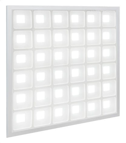 40w LED Panel 600 x 600 Recessed Ceiling Light 6500K 36 Sections Modular Replacement