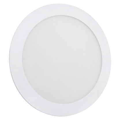 18w Recessed LED Round Panel Light 6500K Continuous Running Hours Philips Driver