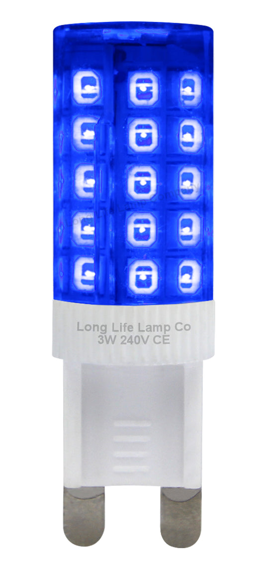 3w G9 LED Bulb Blue Replacement For Halogen Capsule 