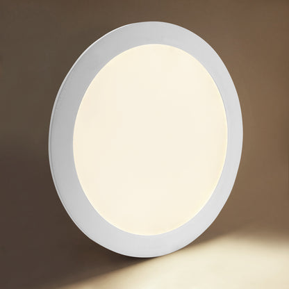 18w Round LED Recessed Ceiling Panel Light White 4000K - Free delivery on all orders