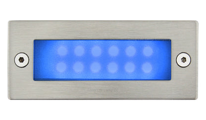 Mini 1.5w LED Blue Outdoor Recessed Brick Light IP44