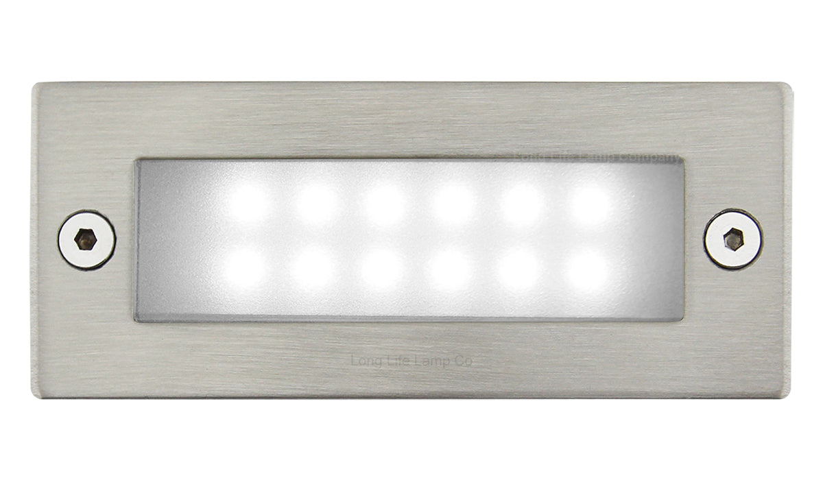 Mini 1.5w LED Cool White Outdoor Recessed Brick Light IP44