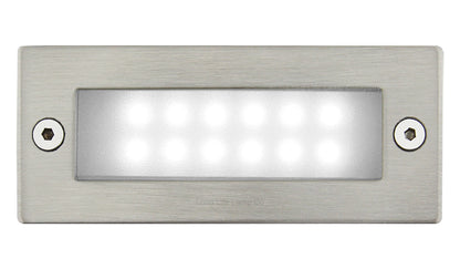 Mini 1.5w LED Cool White Outdoor Recessed Brick Light IP44