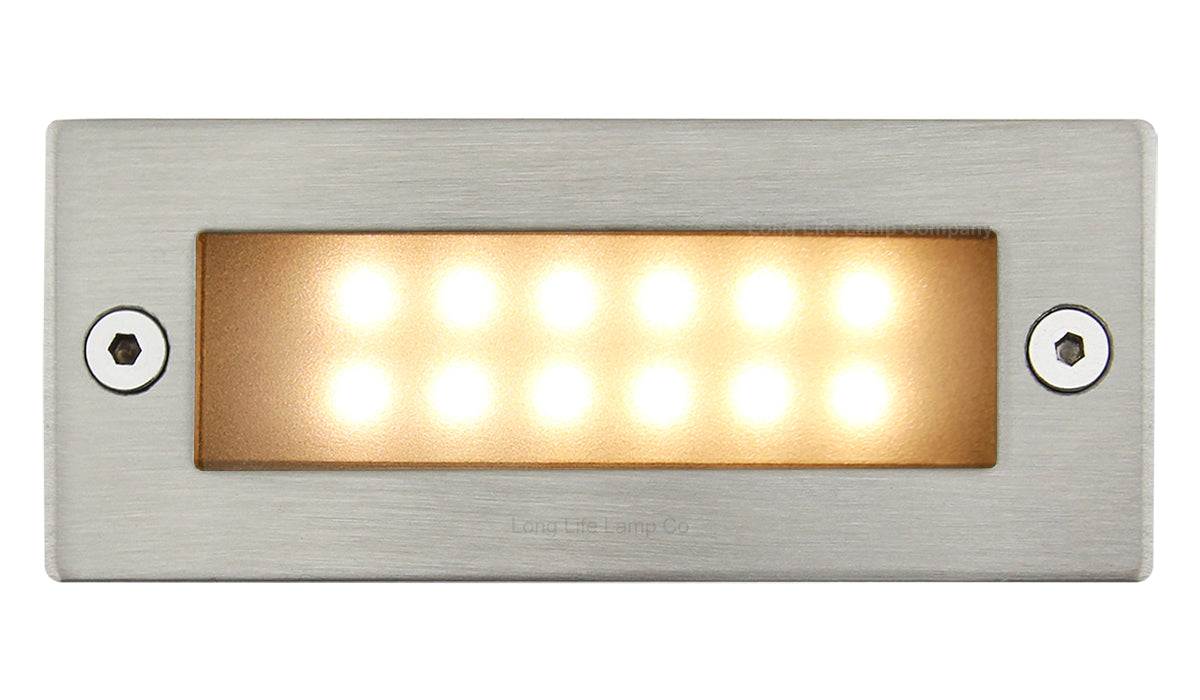 Mini 1.5w LED Warm White Outdoor Recessed Brick Light IP44
