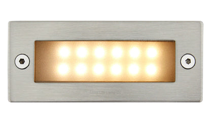 Mini 1.5w LED Warm White Outdoor Recessed Brick Light IP44