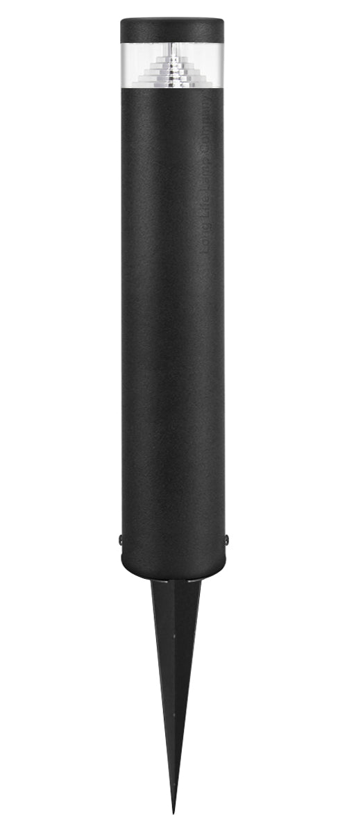 3w Black LED Bollard Post Ground Spike Light Cool White