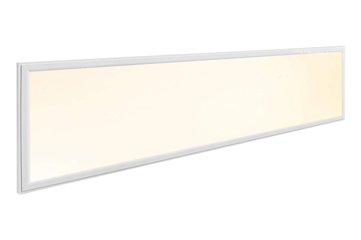 40w LED Ceiling Panel 1200x300 Flat Warm White 3500k 