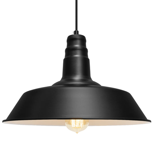 Retro Vintage Ceiling Black Pendant Light Metal M0139
