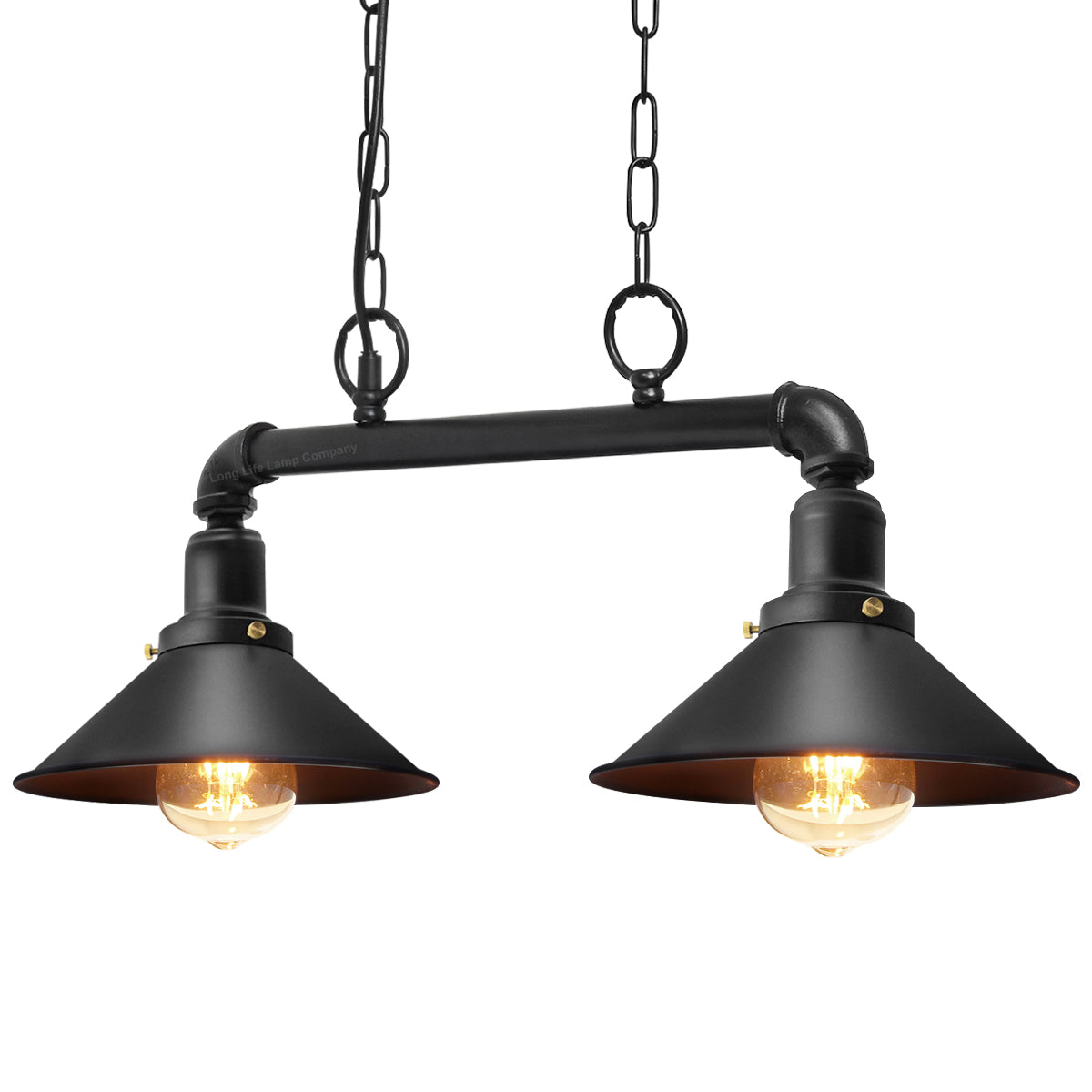 Vintage Retro Industrial Water Pipe Ceiling Light M0194