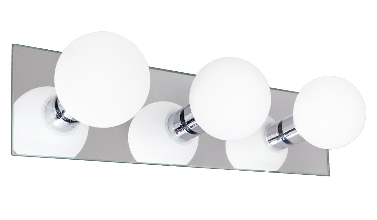 Modern IP44 Opaque 3 Globe Indoor Wall Light M0220