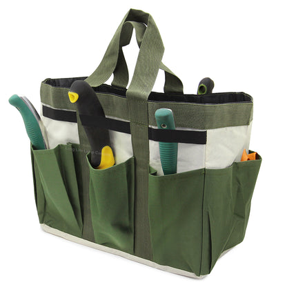 Garden Tool Bag Organizer Heavy Duty 8 Pocket Gardening Hand Tool Storage GTB01