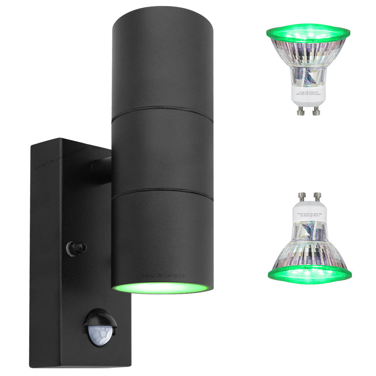 Black Coloured PIR Up and Down Movement Sensor