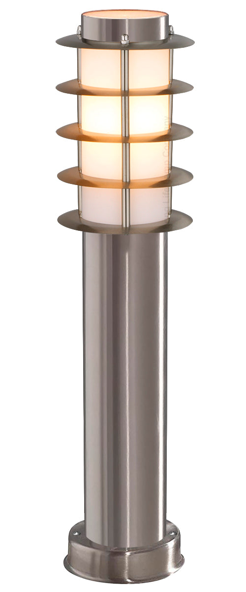 Modern Outdoor Bollard Light Stainless Steel Opaque Diffuser ZLC316K