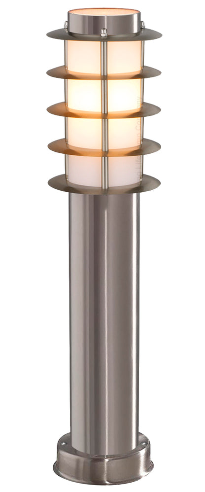 Modern Outdoor Bollard Light Stainless Steel Opaque Diffuser ZLC316K