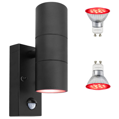 Black Coloured PIR Up and Down Movement Sensor