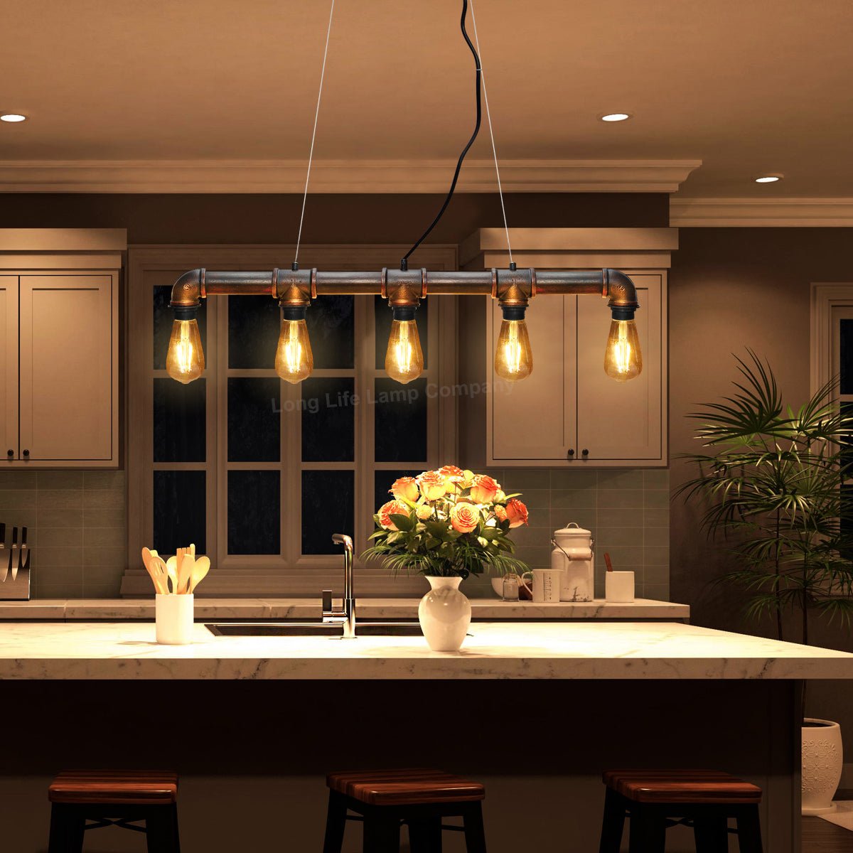 2w Edison Classics Vintage LED Filament Bulb ST58 E27 Smoke Gold Glass - Energy Light Bulbs - Free delivery on all orders