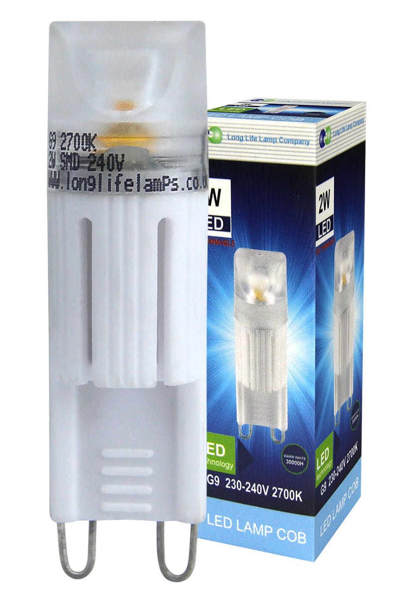 2w G9 LED Bulb Equivalent 25w Light Bulb Warm White - Energy Light Bulbs - Free delivery on all orders