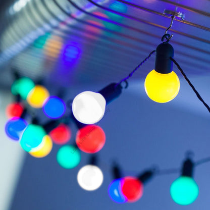 2w LED Coloured Mini Golf Balls E27 Edison Screw Fitting - Energy Light Bulbs - Free delivery on all orders