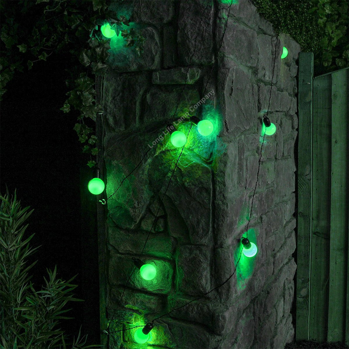 2w LED Coloured Mini Golf Balls E27 Edison Screw Fitting Red Yellow Green White Blue - Free delivery on all orders
