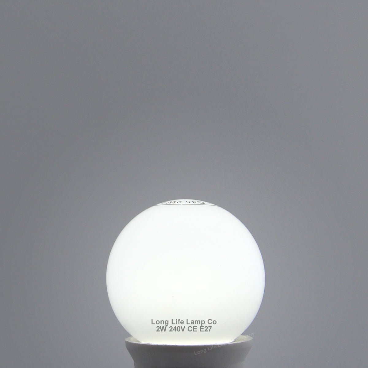 2w LED Coloured Mini Golf Balls E27 Edison Screw Fitting Red Yellow Green White Blue - Free delivery on all orders