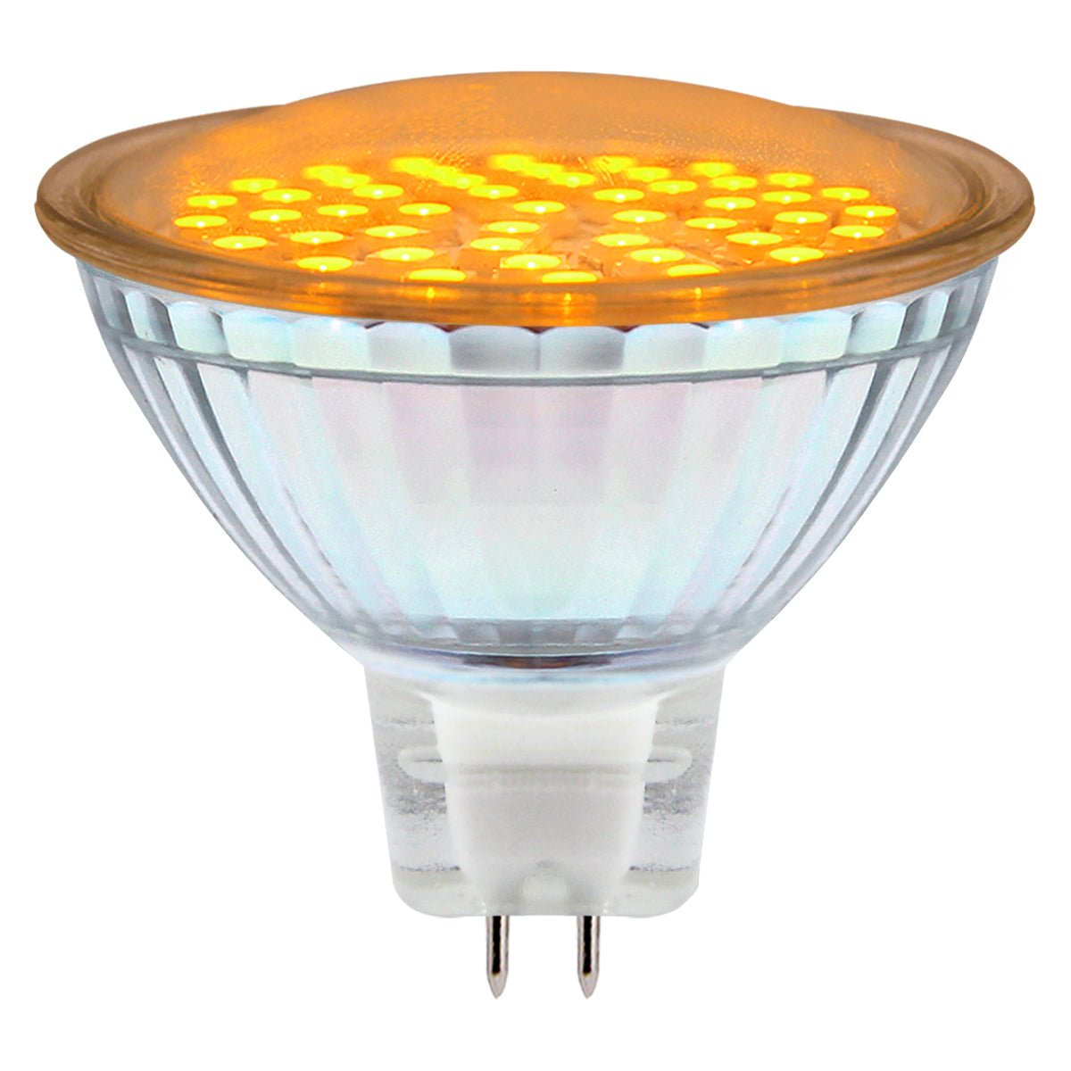 2w MR16 LED Amber Low Voltage Spot light Bulb 12v - Energy Light Bulbs - Free delivery on all orders
