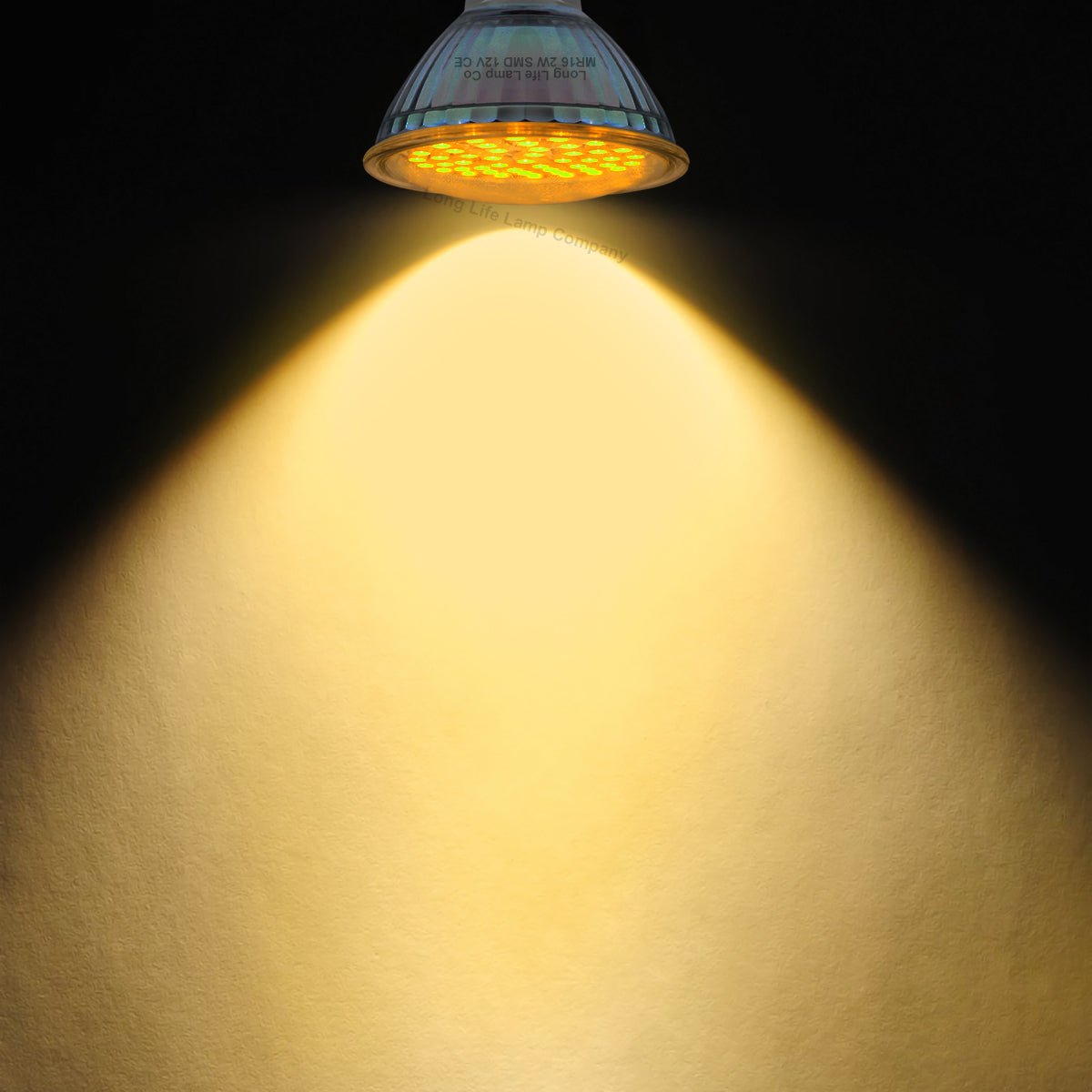 2w MR16 LED Amber Low Voltage Spot light Bulb 12v - Energy Light Bulbs - Free delivery on all orders