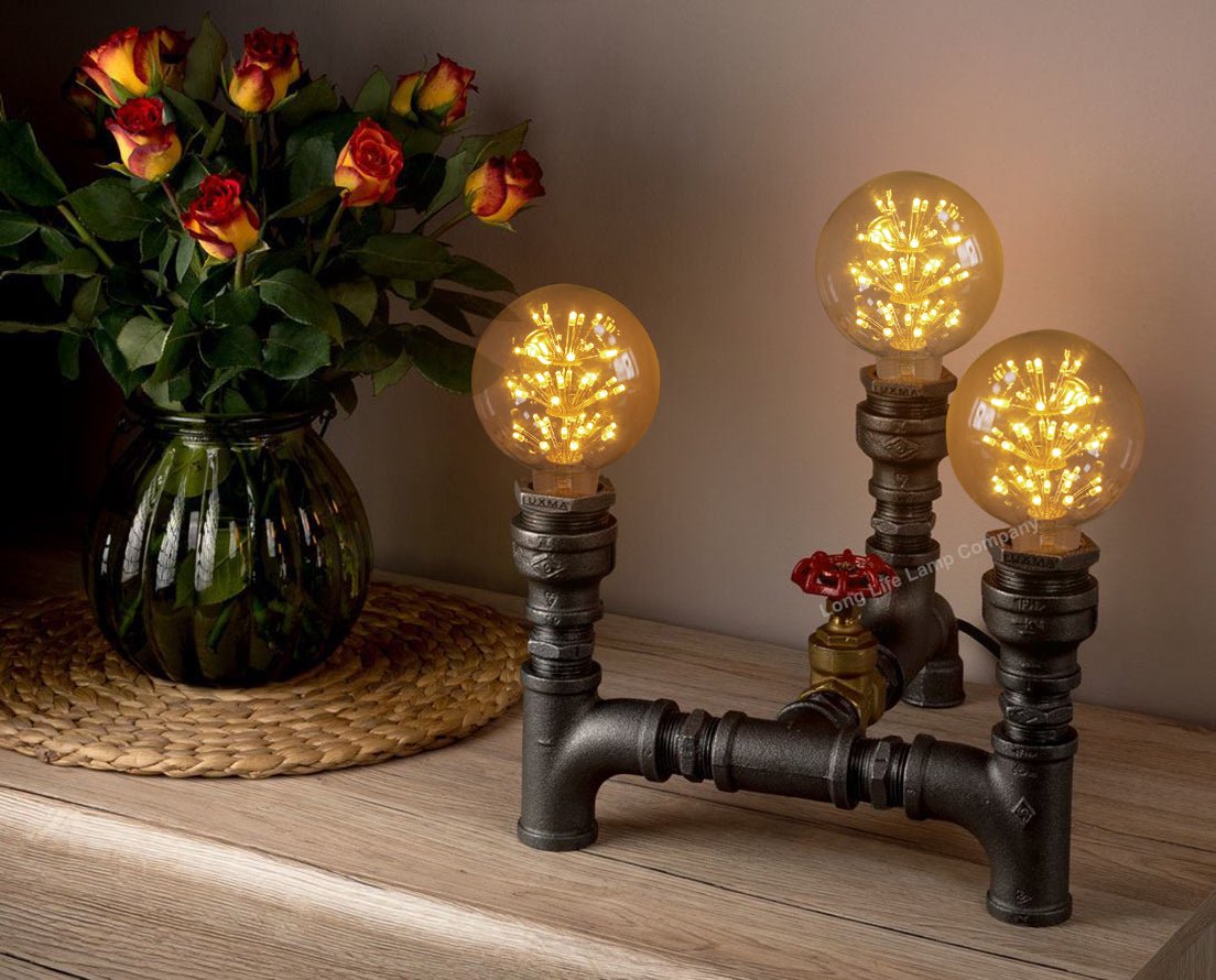 2w Vintage LED Globe Light Bulb E27 Clear Glass Tree Filament G95 - Energy Light Bulbs - Free delivery on all orders