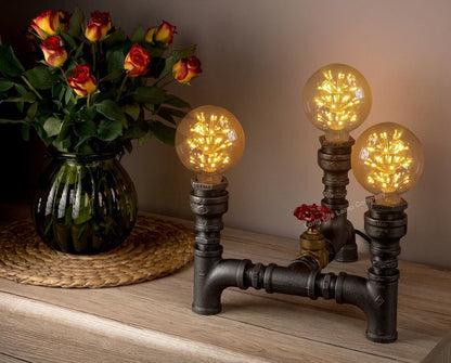 2w Vintage LED Globe Light Bulb E27 Clear Glass Tree Filament G95 - Energy Light Bulbs - Free delivery on all orders