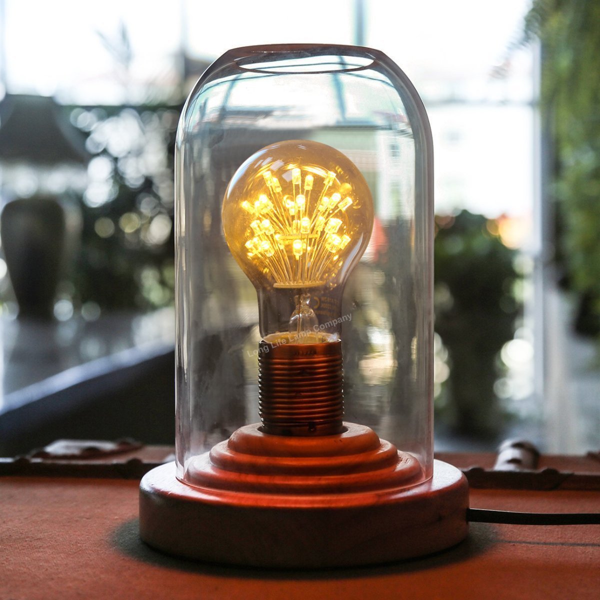 2w Vintage LED Light Bulb B22 Clear Glass Tree Filament A60 - Energy Light Bulbs - Free delivery on all orders